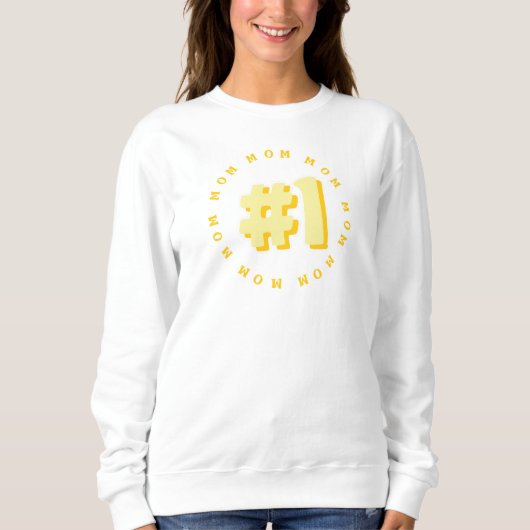 MAMA Muttertagsgeschenk Modernes Sweatshirt (Vorderseite)