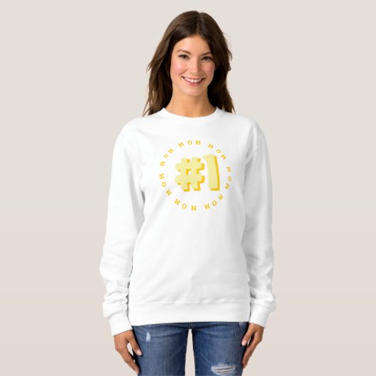 MAMA Muttertagsgeschenk Modernes Sweatshirt (Vorne ganz)