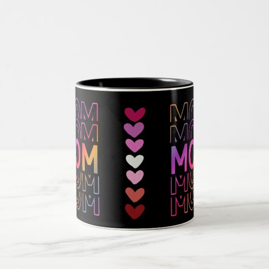 MAMA Muttertagsgeschenk Zweifarbige Tasse (Mittel)