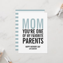 Mama Muttertagskarte meiner Lieblingsmutter