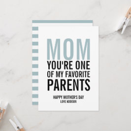 Mama Muttertagskarte meiner Lieblingsmutter Karte