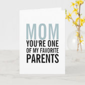 Mama Muttertagskarte meiner Lieblingsmutter Karte (Gelbe Blume)