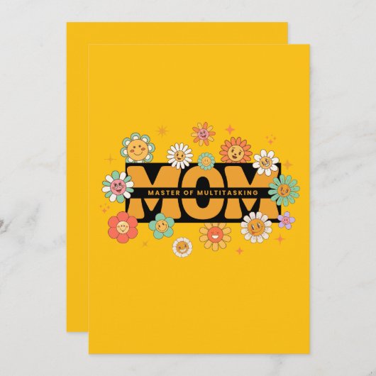 MAMA: Muttertagssammlung 3 Feiertagskarte (Vorne/Hinten)