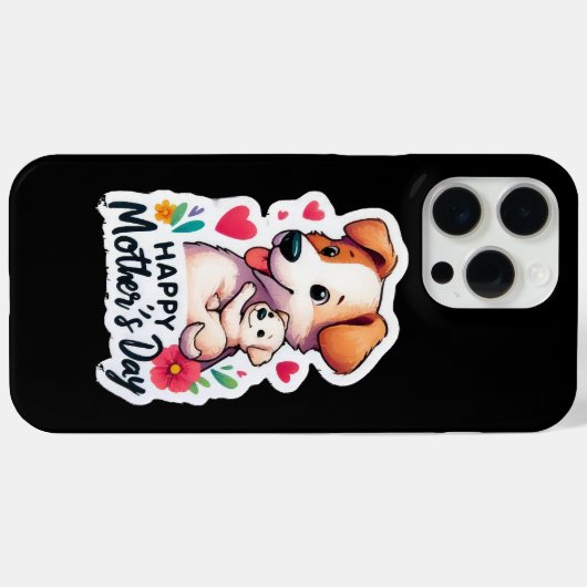 Mama Muttertier Case-Mate iPhone Hülle (Rückseite (Horizontal))