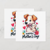 Mama Muttertier Einladung (Vorne/Hinten)