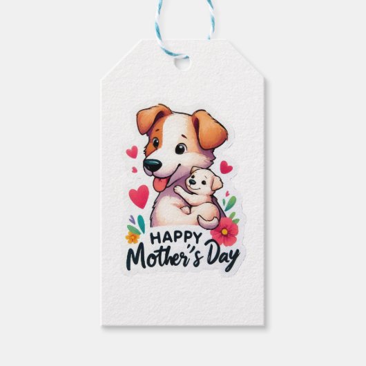 Mama Muttertier Geschenkanhänger (Vorderseite)