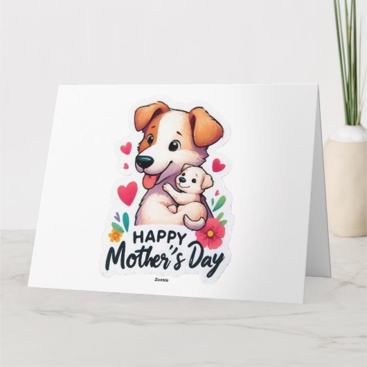 Mama Muttertier Karte (Rückseite)