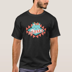 Mama Mutti Mami Mutter Madre Katzen Feliden Kätzch T-Shirt
