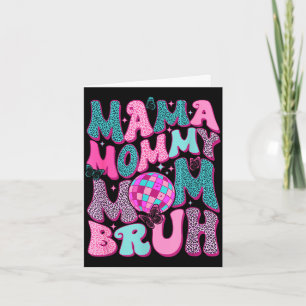 Mama Mutti Mom Broh Leopard Muttertag lustig Frau Karte
