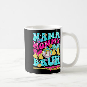 Mama Mutti Mom Bruh Baseball tropfende Eiscreme Kaffeetasse