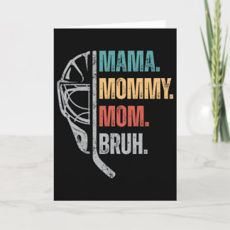 Mama Mutti Mom Bruh Eishockey Muttertag Damen Karte