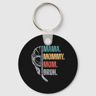 Mama Mutti Mom Bruh Eishockey Muttertag Damen Schlüsselanhänger