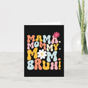 Mama Mutti Mom Bruh Geil Muttertag Karte