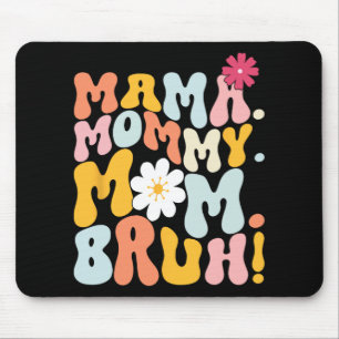 Mama Mutti Mom Bruh Groovy Muttertag Mousepad