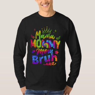 Mama Mutti Mom Bruh Tie Dye Vintage-Herzen Liebe M T-Shirt