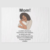 Mama Mutti Mutter Zitat Geburtstag Seidenpapier (Vorderseite)