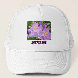 Mama-Mützen Sport-LKW-Fahrer-Mützen Lila Rhodies Truckerkappe
