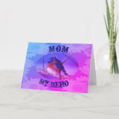 Mama My Hero Bluebird Mother Day Card Karte (Vorderseite)