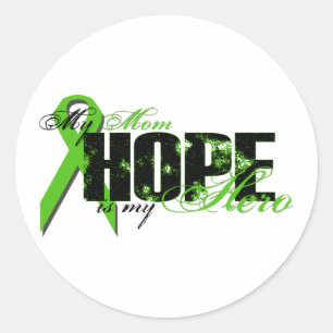 Mama My Hero - Lymphoma Hope Runder Aufkleber