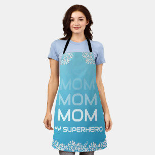 MAMA My Superhero Blue Schürze