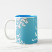 MAMA My Superhero Blue Zweifarbige Tasse (Links)