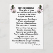 MAMA MY SUPERSTAR POSTCARD POSTKARTE (Vorderseite)