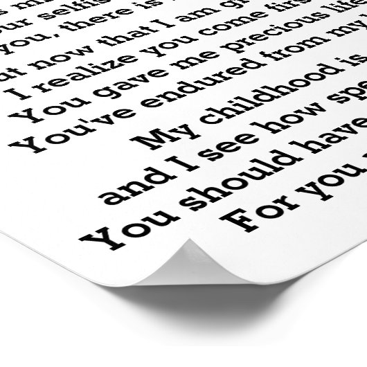 MAMA MY SUPERSTAR POSTER (Ecke)