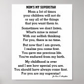 MAMA MY SUPERSTAR POSTER (Vorne)