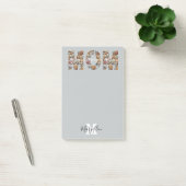 Mama Name und Monogram Seashell hinzufügen Post-it Klebezettel (Büro)
