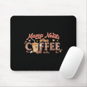 Mama Needs Coffee, Mother's Day Caffeine Lovers Mousepad (Mit Mouse)