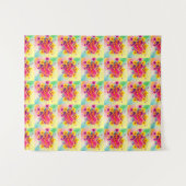 Mama-Neon-Liebe-Burst Wandteppich (Vorderseite (Horizontal))