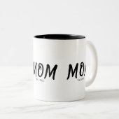 Mama neu gegründet Geschenk Zweifarbige Tasse (VorderseiteRechts)