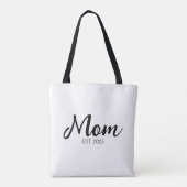Mama neu Mama-Geschenk Tasche (Rückseite)