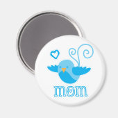 Mama niedlich Birdy Magnet (Vorderseite/Rückseite)