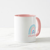 Mama Niedlich Rainbow Coffee Tasse (VorderseiteRechts)