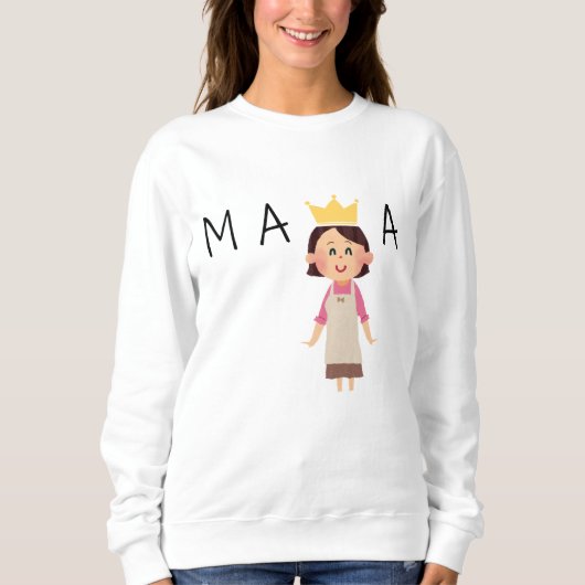 Mama Niedlich Sweatshirt (Vorderseite)