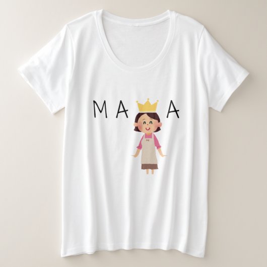 Mama Niedlich T - Shirt (Design vorne)