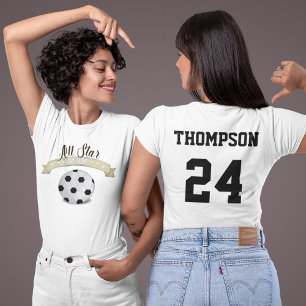 Mama Niedlich Whimsical All Star Soccer Vintages Z T-Shirt
