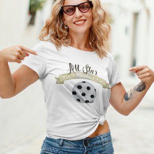 Mama Niedlich Whimsical All Star Soccer Vintages Z T-Shirt