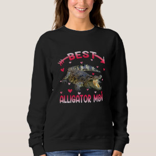 Mama Niedliche Alligatorin Mama Familienmütter Sweatshirt