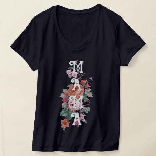 Mama Niedliche Blüte für Mutter T-Shirt (Ablage )