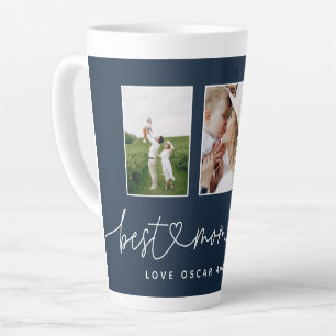 Mama niedliche moderne Drehbuch Multi-Foto-Geschen Milchtasse