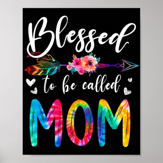 Mama Niedliche Mütter Tag Frauen Kinder Poster (Vorne)