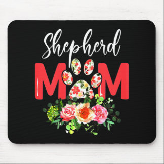 Mama Niedlicher Deutscher Schäferhund Mousepad
