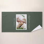 Mama niedliches Foto   Badehandtuch (Badehandtuch)