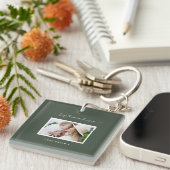 Mama niedliches Foto Schlüsselanhänger (Vorderseite rechts)