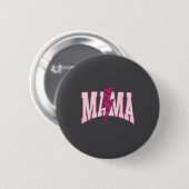 Mama Nk Blitz Checkered Mutter Frauen Muttertag Button (Vorne & Hinten)