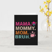 Mama Noun Definition Funny Mama Mütter Tag Karte (Gelbe Blume)