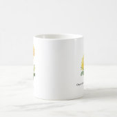 Mama November Geburtsblume Chrysantheme Kaffeetasse (Mittel)