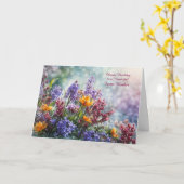 Mama oder Mutterglückstag mit Hübschen Karte (Gelbe Blume)